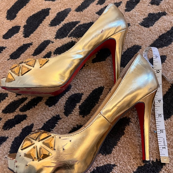 Designer inspired gold pumps size euro 40 - Picture 12 of 14